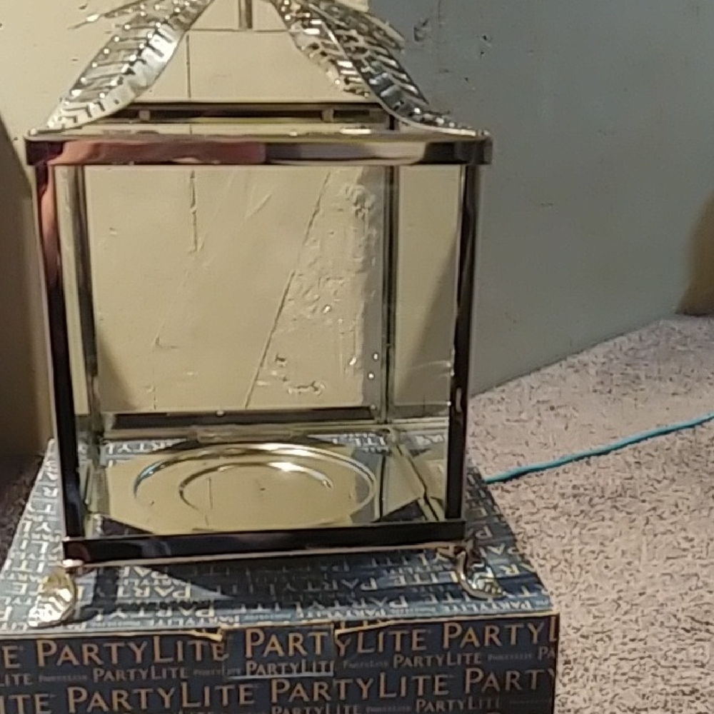 PartyLite Silver Lantern Elegant Accents